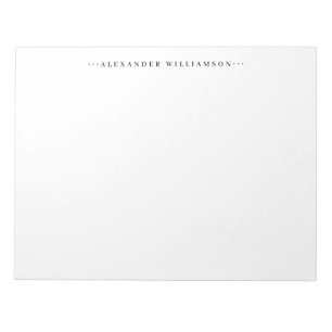 Simple Classic Minimalist Basic Dots Professional Notepad