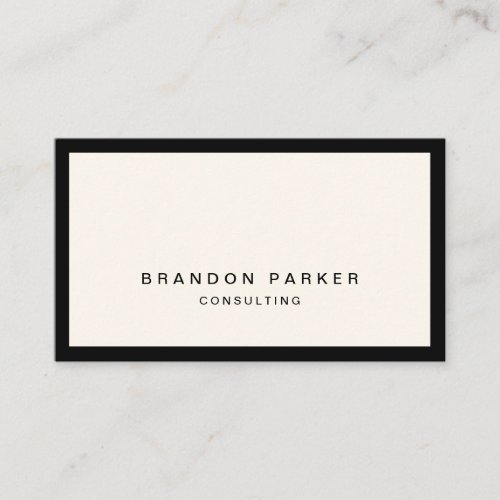 Simple Classic Modern Professional Business Card
