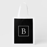 Mercedes Benz 300 Luxury Car Illustration Reusable Grocery Bag