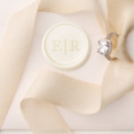Simple Classic Monogram Formal Elegant Wedding Wax Seal Stamp<br><div class="desc">Elegant wedding wax seal stamp featuring a simple and minimal design with your two initial monogram in a traditional serif font.    This classic design is great for a formal wedding invitation suite.</div>
