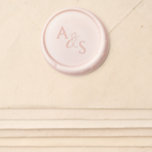 Simple Classic Monogram Formal Elegant Wedding Wax Seal Sticker<br><div class="desc">Traditional style wedding wax seal stickers with a simple design featuring your monogram along with an ampersand in an elegant script.  This classic design is great for a formal wedding invitation suite.</div>