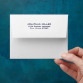 Modern Script 5 x 7 Envelopes with Return Address