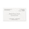 Simple Classic Professional Appointment Card