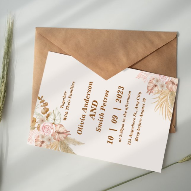 Simple Classic Wedding Save the Date Invitation (Creator Uploaded)
