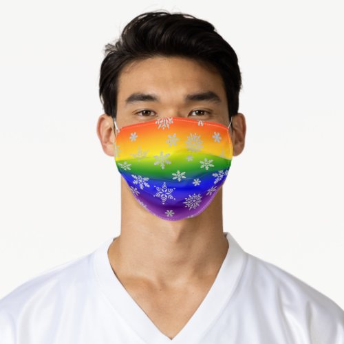 Simple Classy and Elegant Gay Christmas Adult Cloth Face Mask