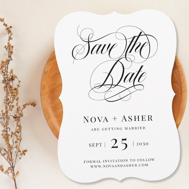 Simple Classy Elegant Modern Classic Save The Date (Creator Uploaded)