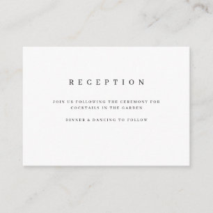 Simple & Classy Enclosure Card