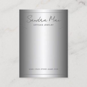 Simple Classy Minimalist Jewelry Display Card
