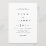 Simple & Classy Wedding Invitation<br><div class="desc">A simple and classy wedding invitation perfect for any style of wedding. Easy to personalize with your own custom text.</div>