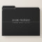 Simple Classy White Text on Black