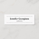 [ Thumbnail: Simple & Clean Aesthetician Business Card ]