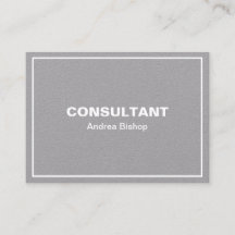 Simple Clean Frame Classic Business Card