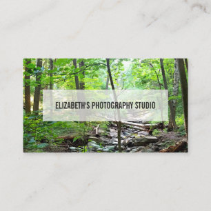 Simple Clean Minimal Overlay Business Card