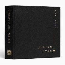 Simple Clean Minimalist Black & Gold Qr code