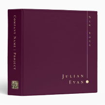 Simple Clean Minimalist Burgundy Wine Gold Qr code