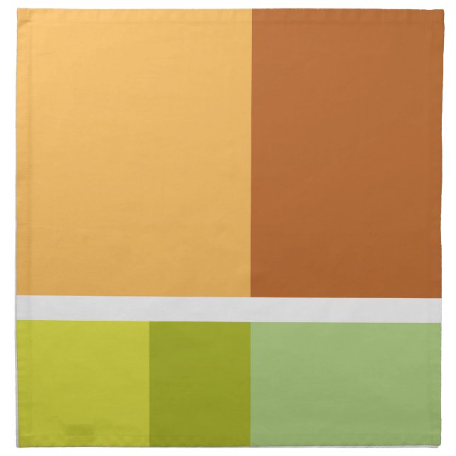 Simple Clean Modern Minimal Cloth Napkin (Front)