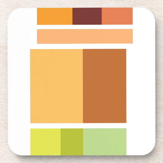 Simple Clean Modern Minimal Coaster (Front)