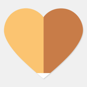Simple Clean Modern Minimal Heart Sticker
