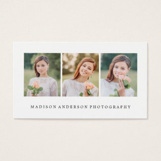 Simple & Clean | Photography Business Cards