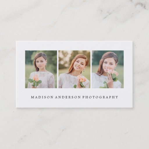 Customizable Simple &amp; Clean | Photography Business Cards