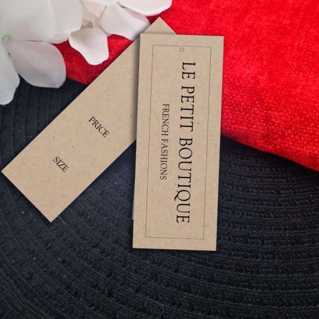 Simple Clothing  Boutique  Kraft Swing Price Tag (Creator Uploaded)