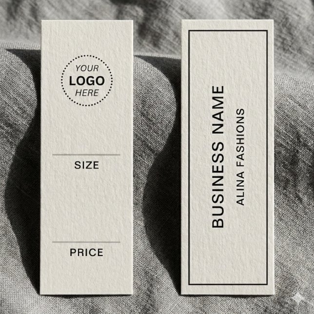 Simple Clothing Business Logo display Price Tag (Creator Uploaded)