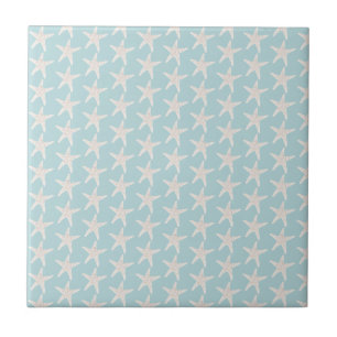 Simple Coastal Starfish Sea Star Ceramic Tile