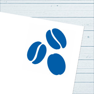 Simple Coffee Bean Trio Self-inking Stamp