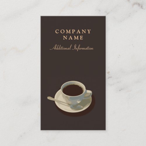 Coffee Cup Business Card