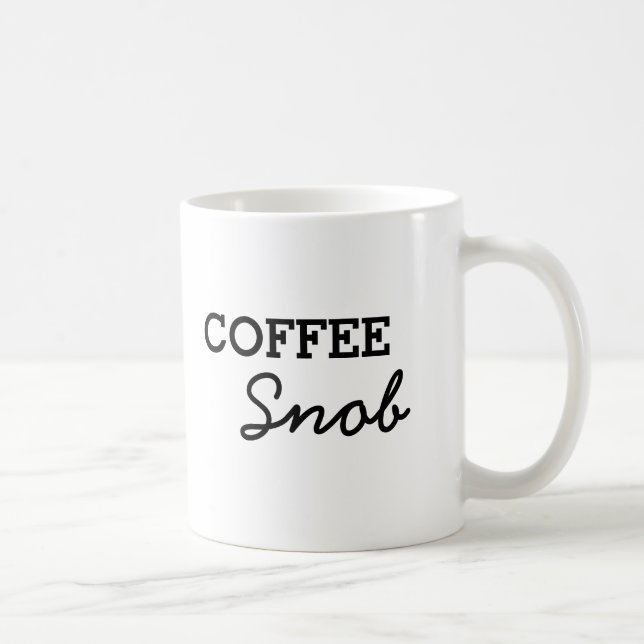 Simple Coffee Snob Mug (Right)
