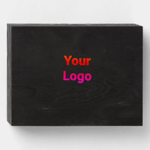 simple coloerfully design add your logo text wooden box sign