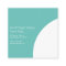 Simple Color Block Boutique Teal Business Card