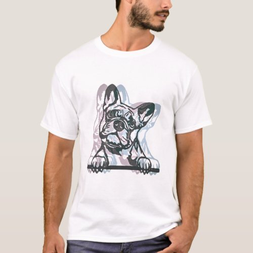 simple color dog T_Shirt
