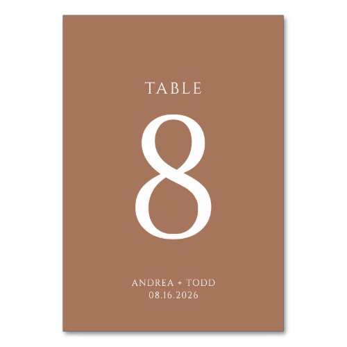 Simple Color Photo Rustic Wedding Table Cards