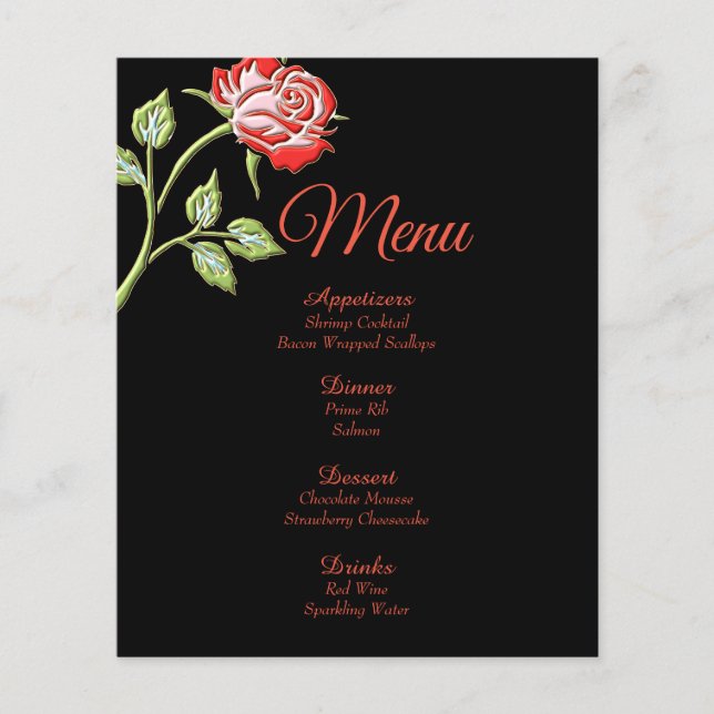 Simple Colored Rose (Front)