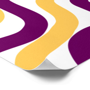 Simple colorful add your text name image poster