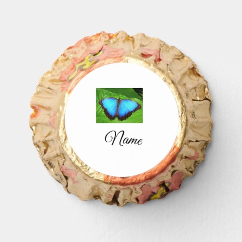 Simple colorful animal add name photo custom butte reeses peanut butter cups