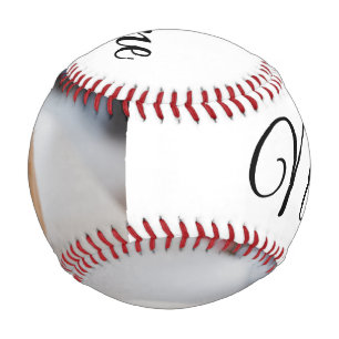 Simple colorful animal add name photo custom throw baseball