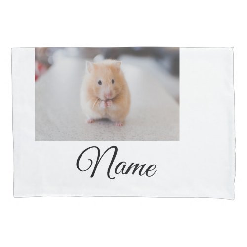 Simple colorful animal add name photo custom throw pillow case