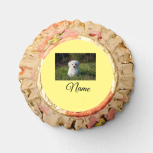 Simple colorful animal add name photo custom throw reese's peanut butter cups