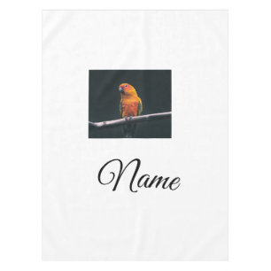 Simple colorful animal add name photo custom throw tablecloth