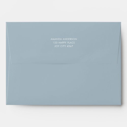 Simple Colorful Bright Solid Light Blue Envelope