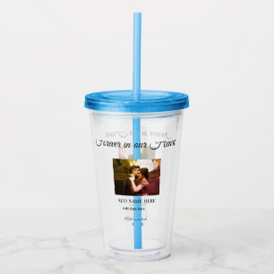 simple colorful minimal loving memory sympathy add acrylic tumbler