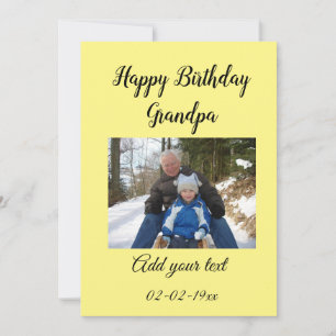 simple colorful minimal photo my grandpa birthday