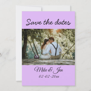 simple colorful minimal photo save the dates invit invitation