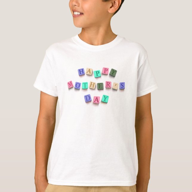 Simple Colorful Mother's Day Tiles | Shirt (Front)