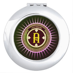 SIMPLE COLORFULL MODERN GIFT DAUGHTER SISTER MOM COMPACT MIRROR