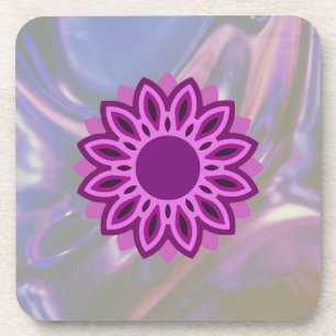 SIMPLE COLORFULL MODERN GIFT DAUGHTER SISTER MOM L BEVERAGE COASTER