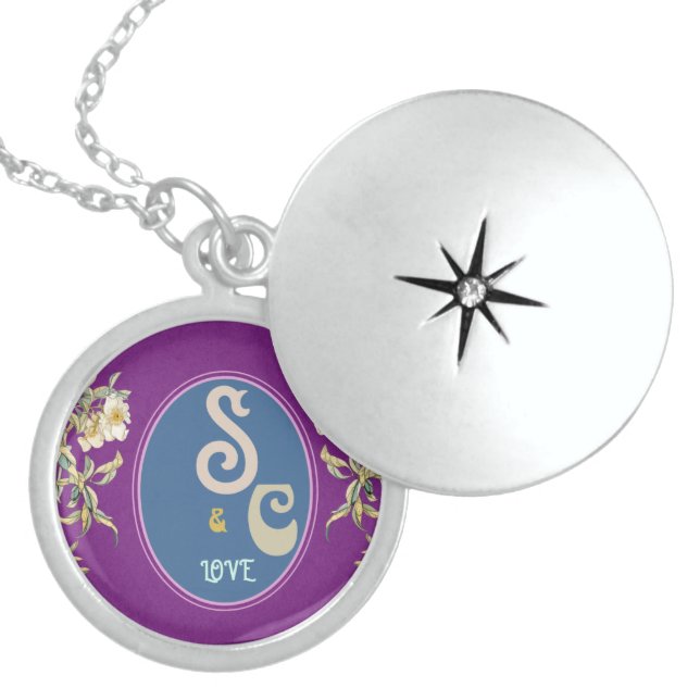 SIMPLE COLORFULL MODERN GIFT DAUGHTER SISTER MOM  LOCKET NECKLACE (Front)