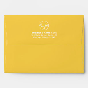 Simple Company Branding Business Logo Yellow Envelope
